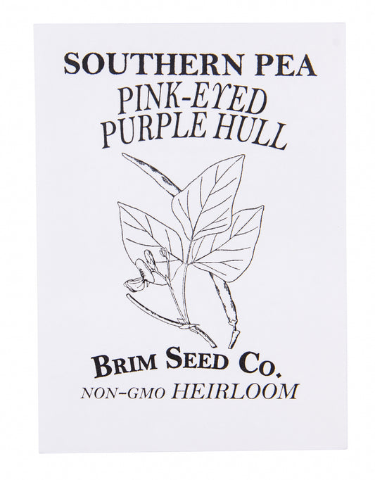 Southern Pea, Pink-Eyed Purple Hull Heirloom Seed
