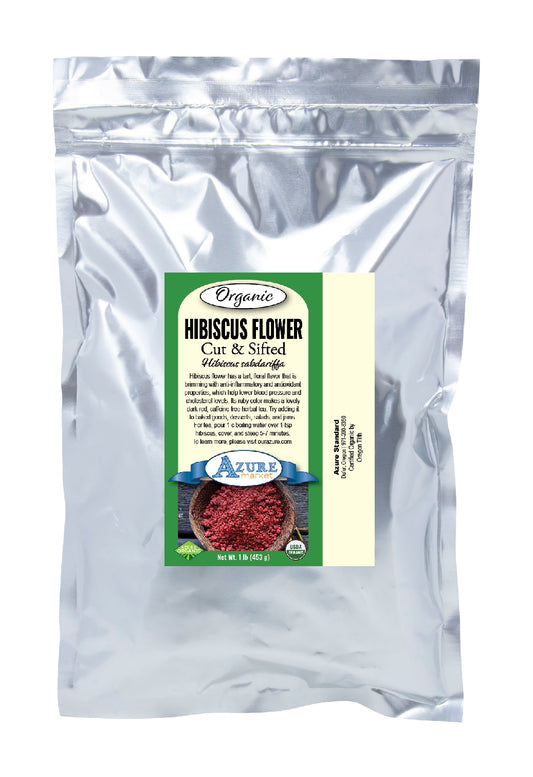Hibiscus Flower, Cut & Sifted, Organic