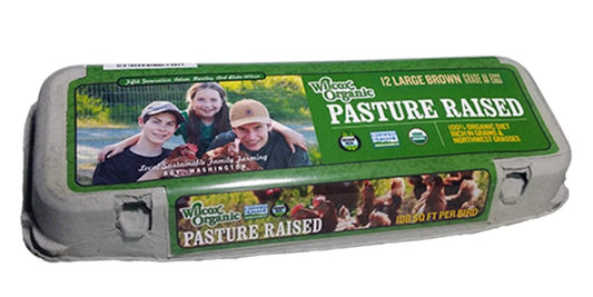 Eggs, Pasture Raised, Large Brown Grade AA, Organic