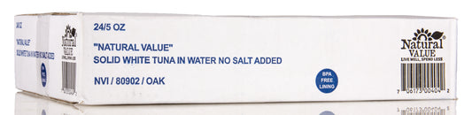 Albacore Tuna, No Salt