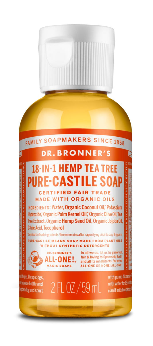 Hemp Tea Tree Pure Castile Soap, Organic