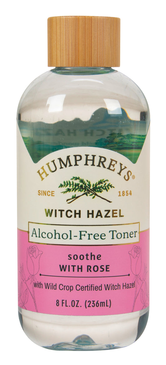 Facial Toner Witch Hazel Soothe with Rose, Alcohol Free