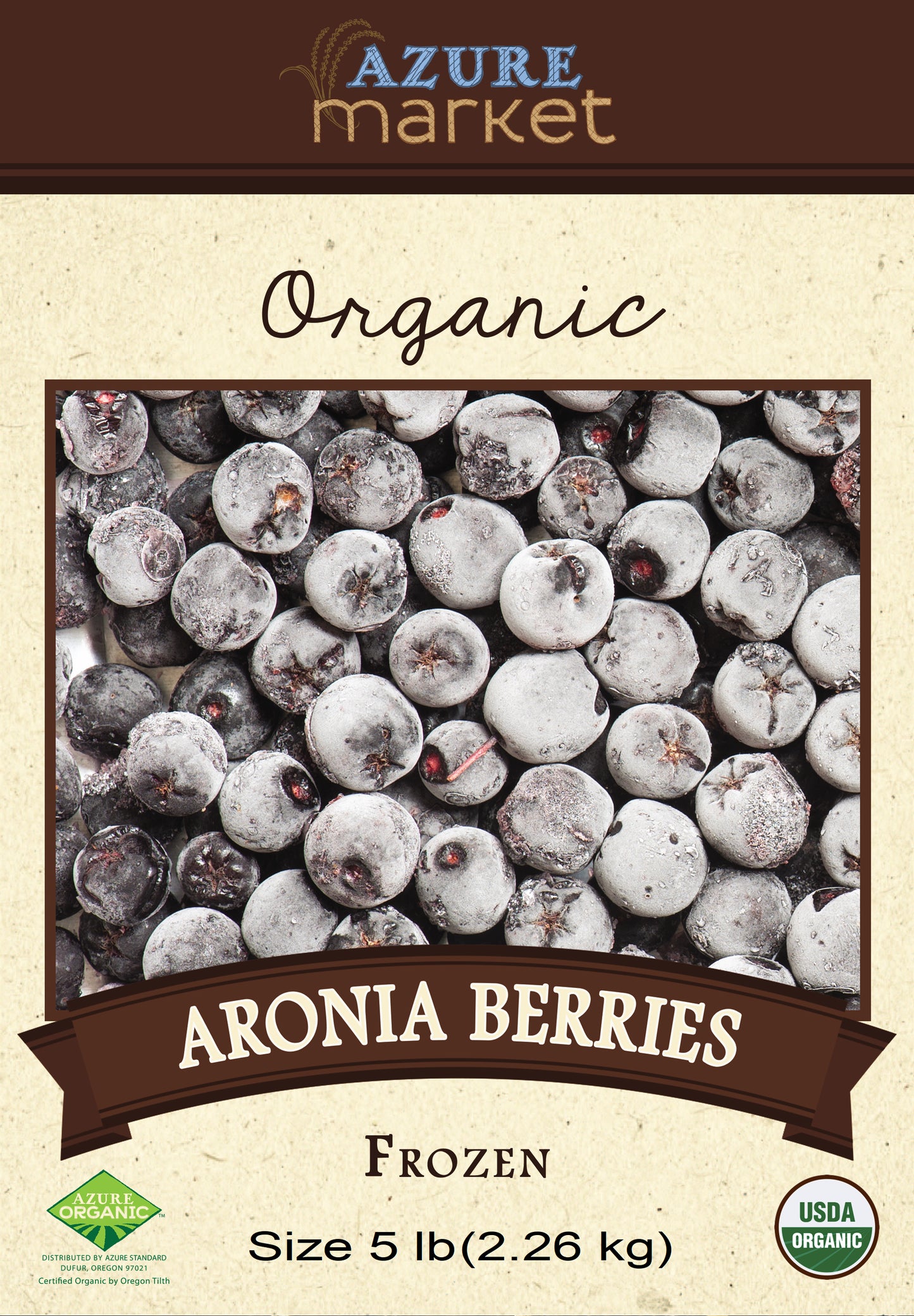 Aronia Berries, Frozen, Organic