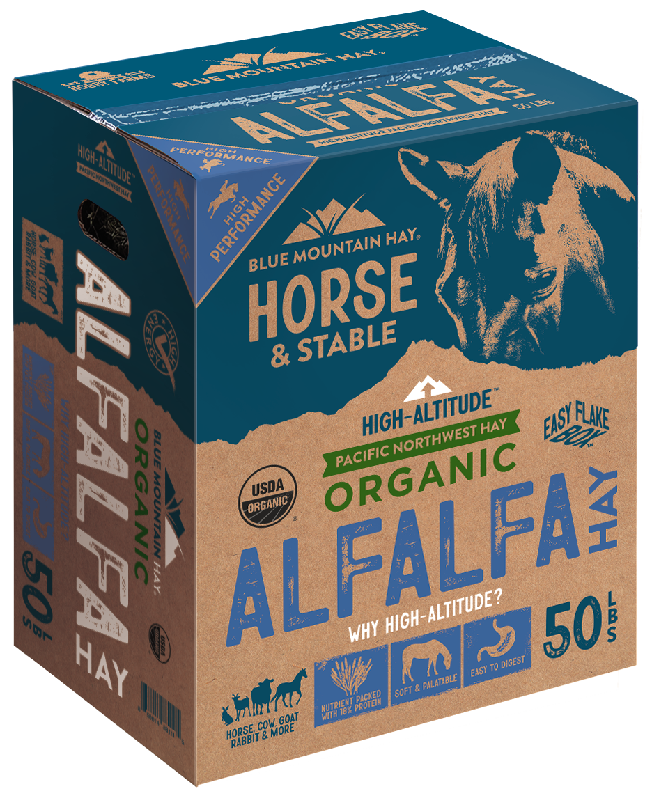 Alfalfa Hay, High Altitude Pacific Northwest, Organic