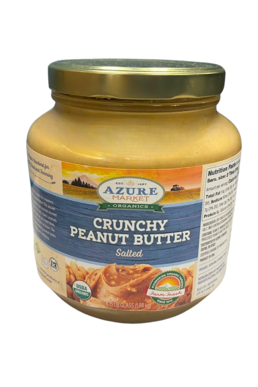 Peanut Butter, Crunchy, Salted, Organic