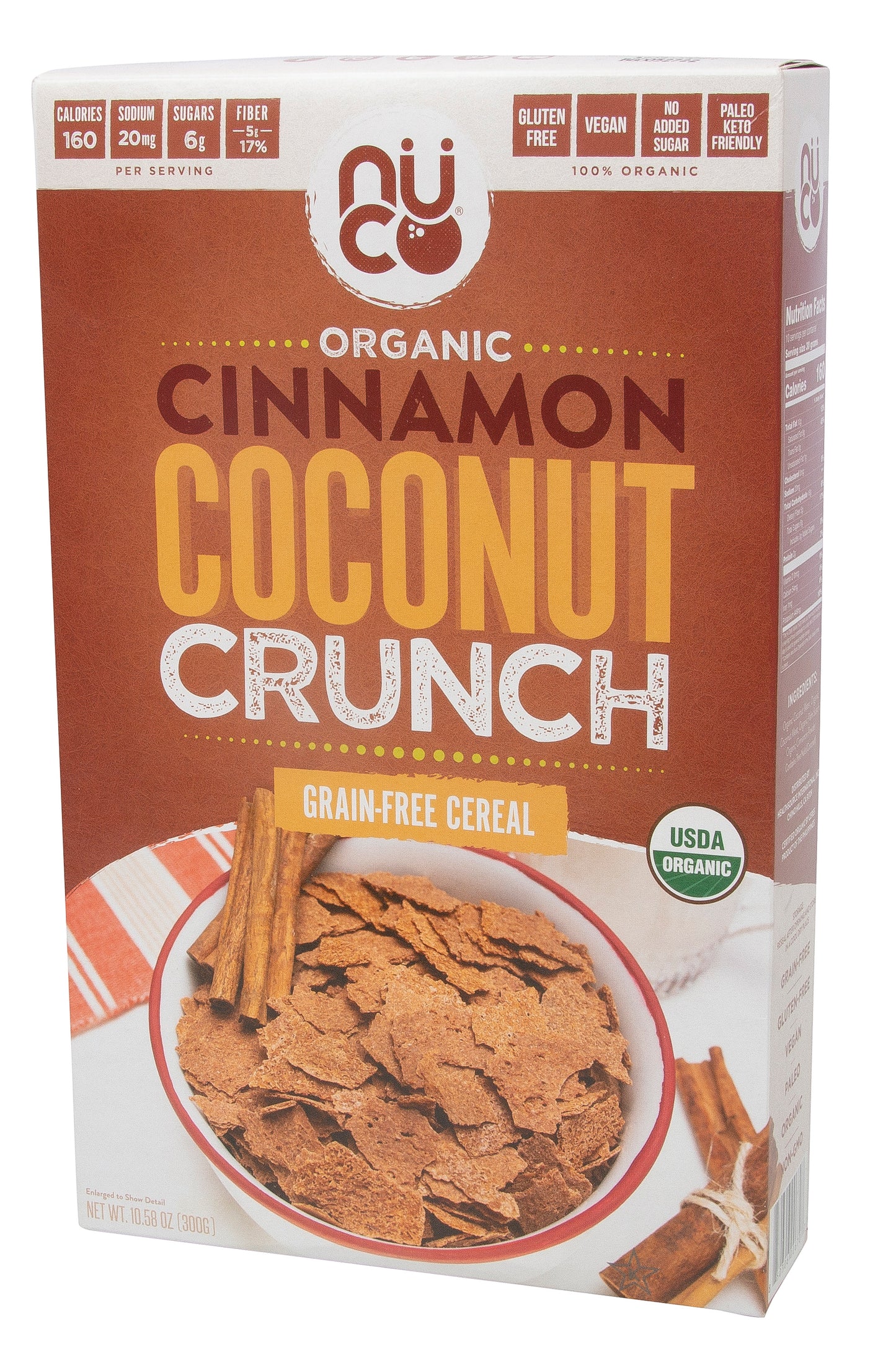 Coconut Crunch Grain Free Cereal, Cinnamon, Organic