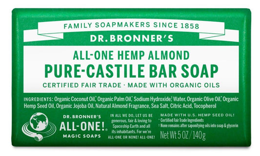 @Hemp Almond Pure Castile Soap, Organic