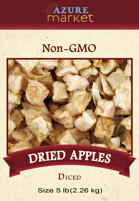 Apples, Diced, Dried, Natural