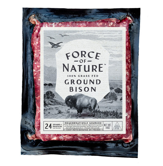 Ground Bison, Grass-Fed, Frozen