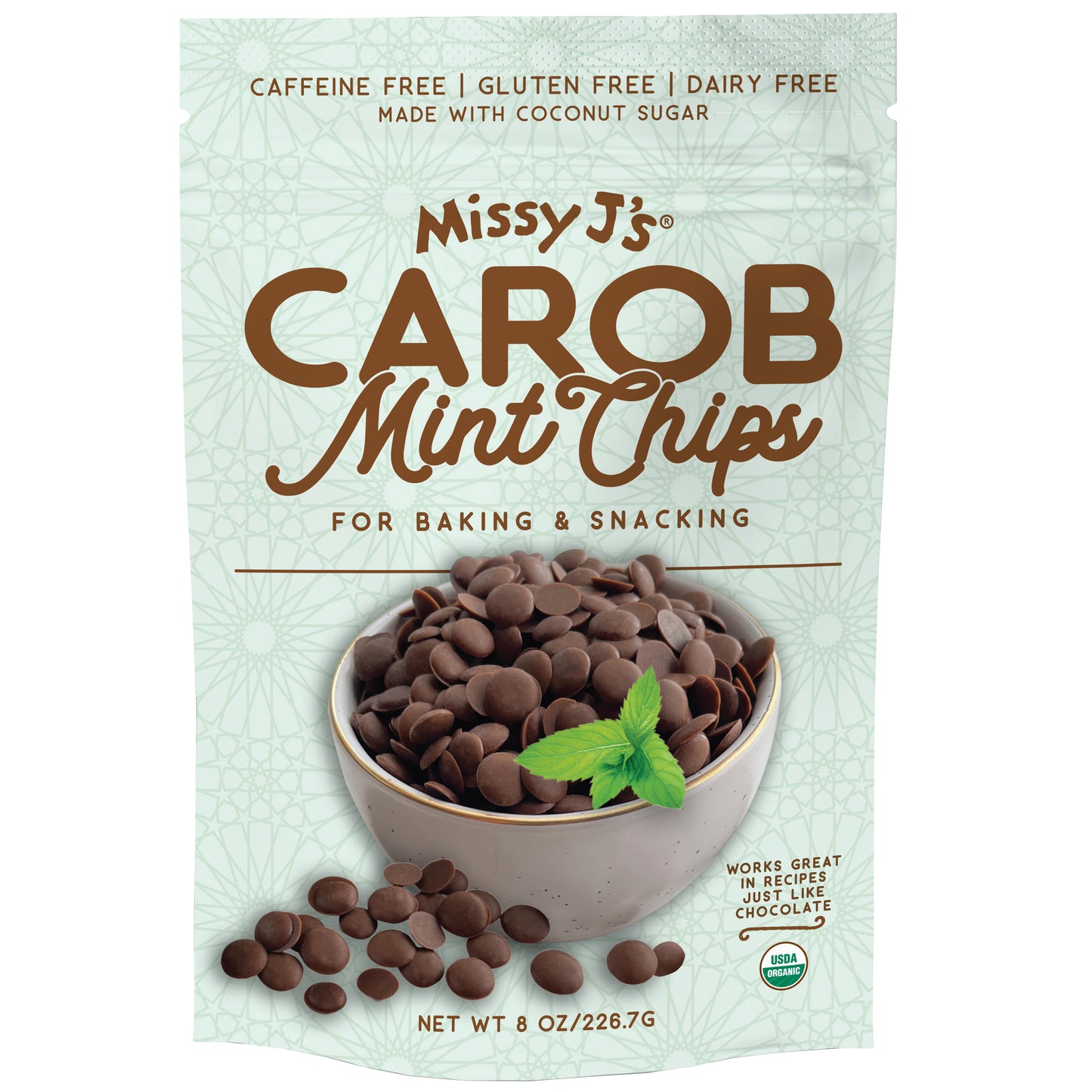 Carob Mint Chips, Organic