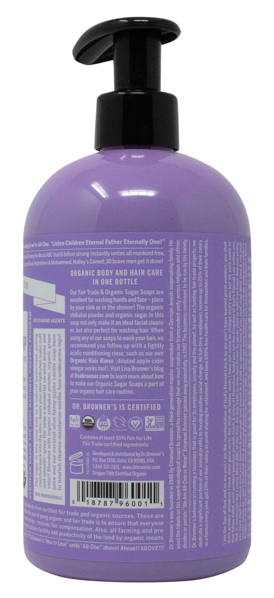 Sugar Pump Soap, Lavender, Organic