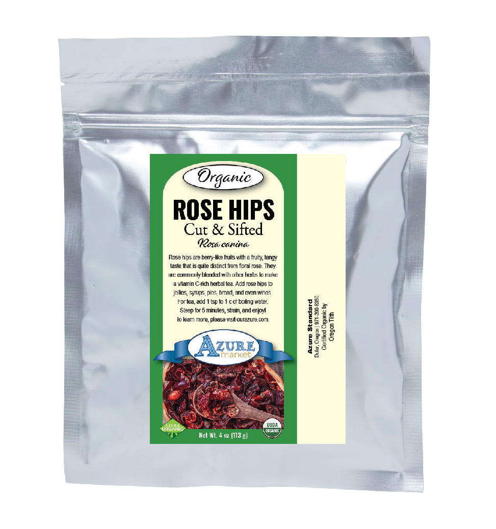 Rose Hips Cut & Sifted, Organic