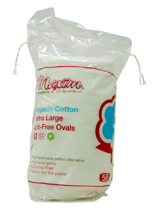 Cotton Oval Makeup Remover, Extra Large, Organic