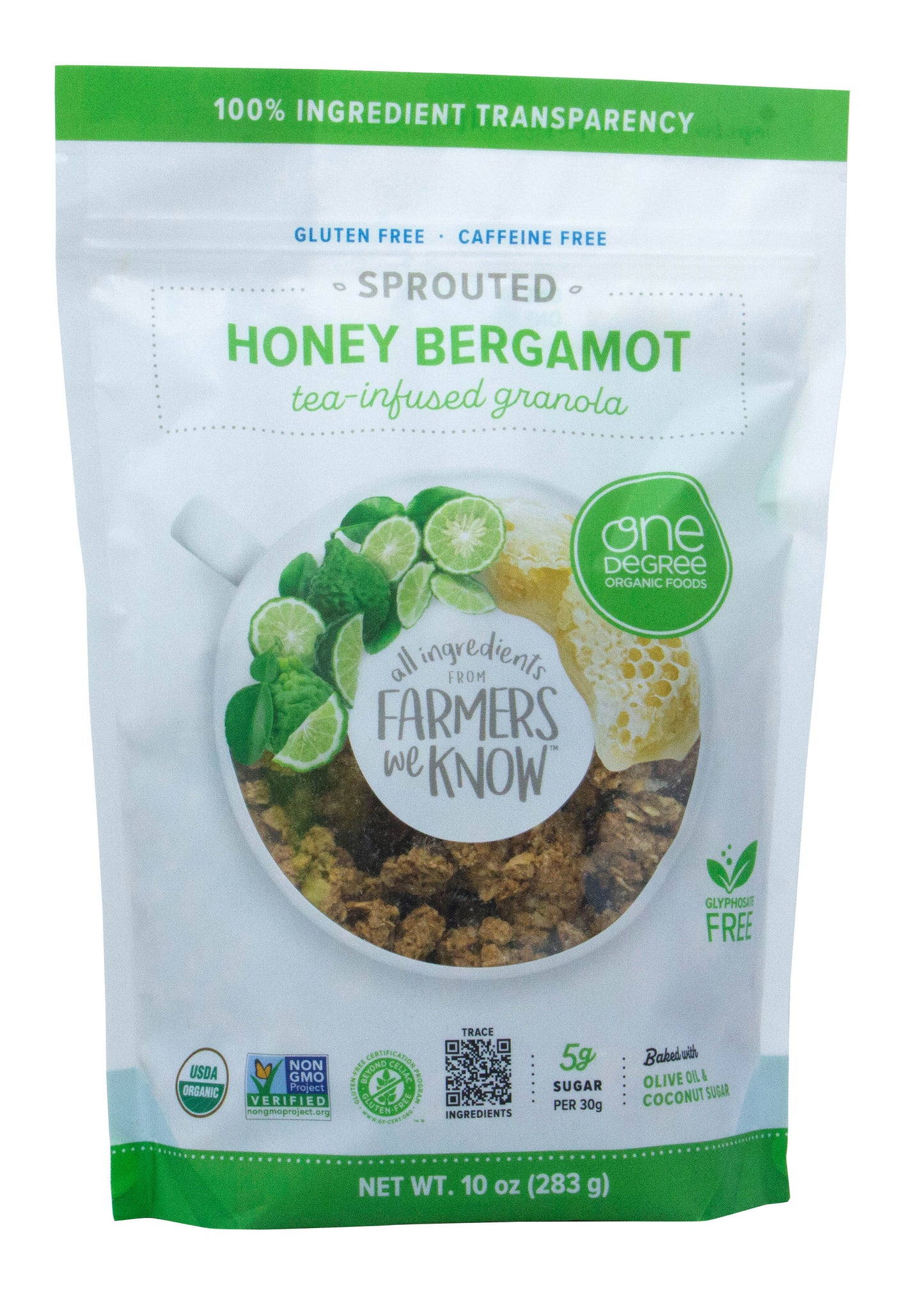 Granola Sprouted, Honey Bergamot Tea-Infused, Organic