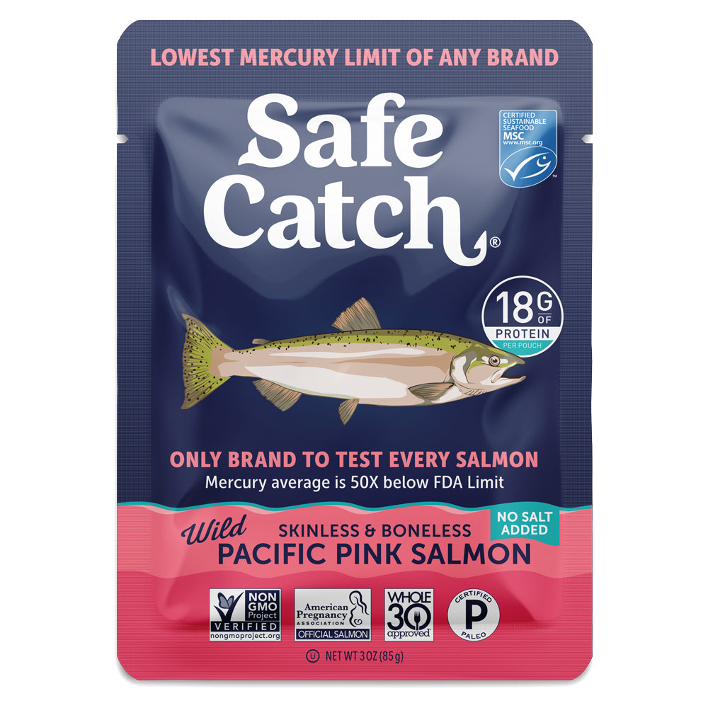 Wild Pink Salmon, No Salt Added, Pouch