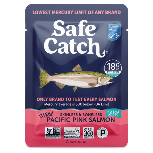 Wild Pink Salmon, No Salt Added, Pouch