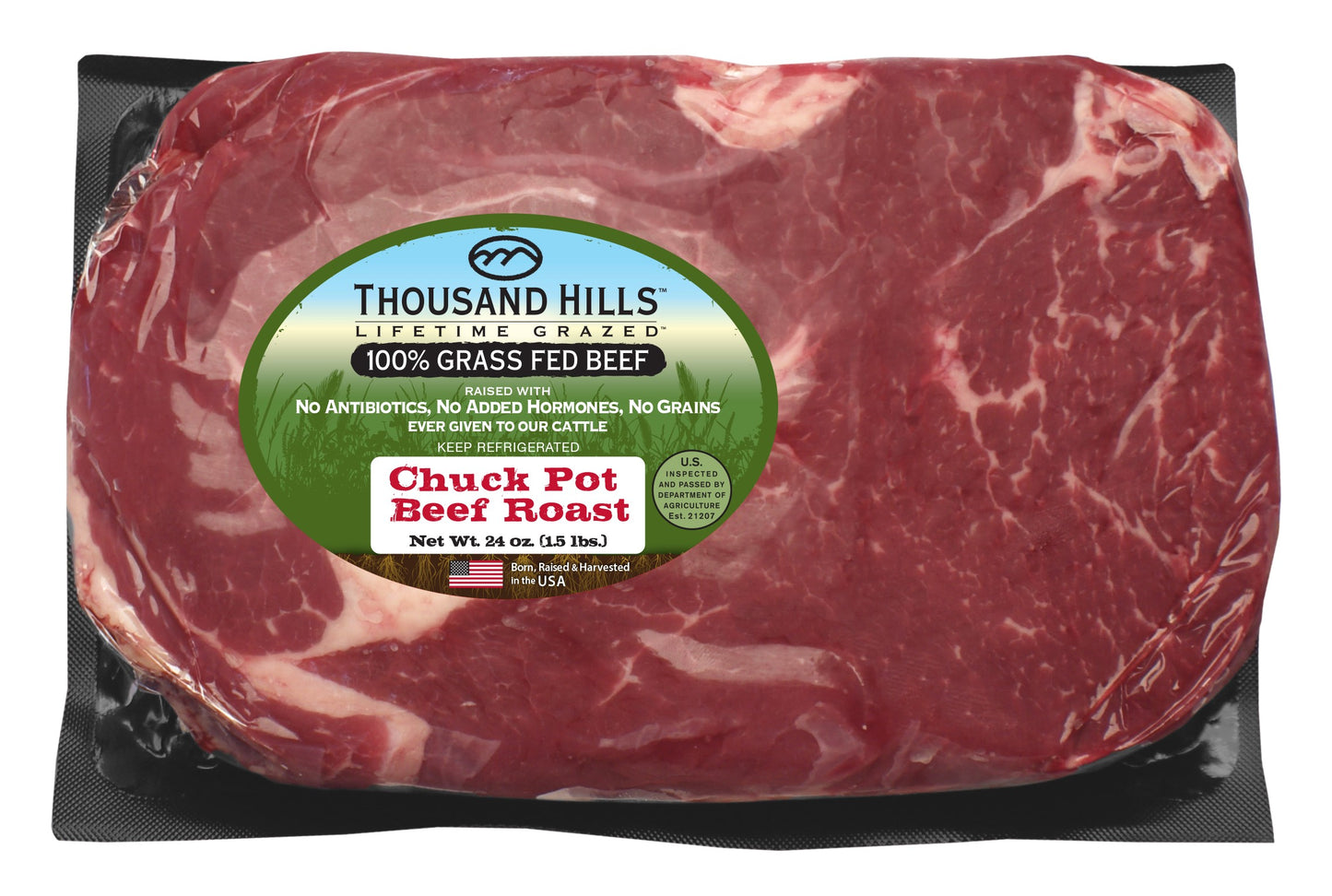 Chuck Pot Roast, Grass-Fed, Frozen