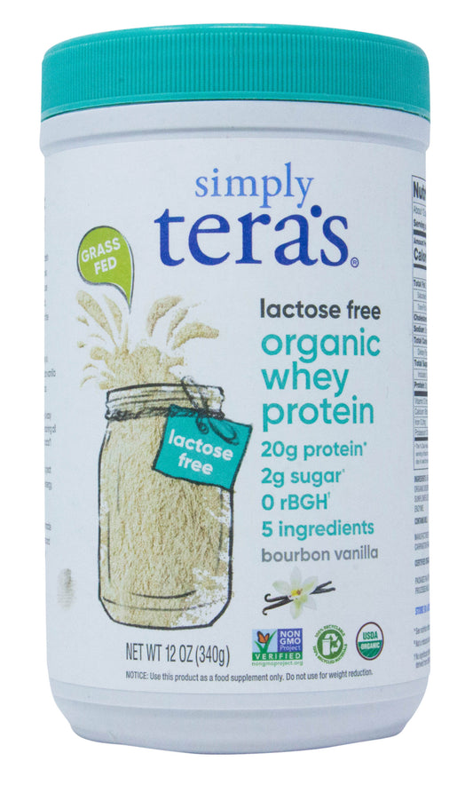 @Whey Protein Powder, Grass-Fed, Lactose Free, Bourbon Vanilla, Organic
