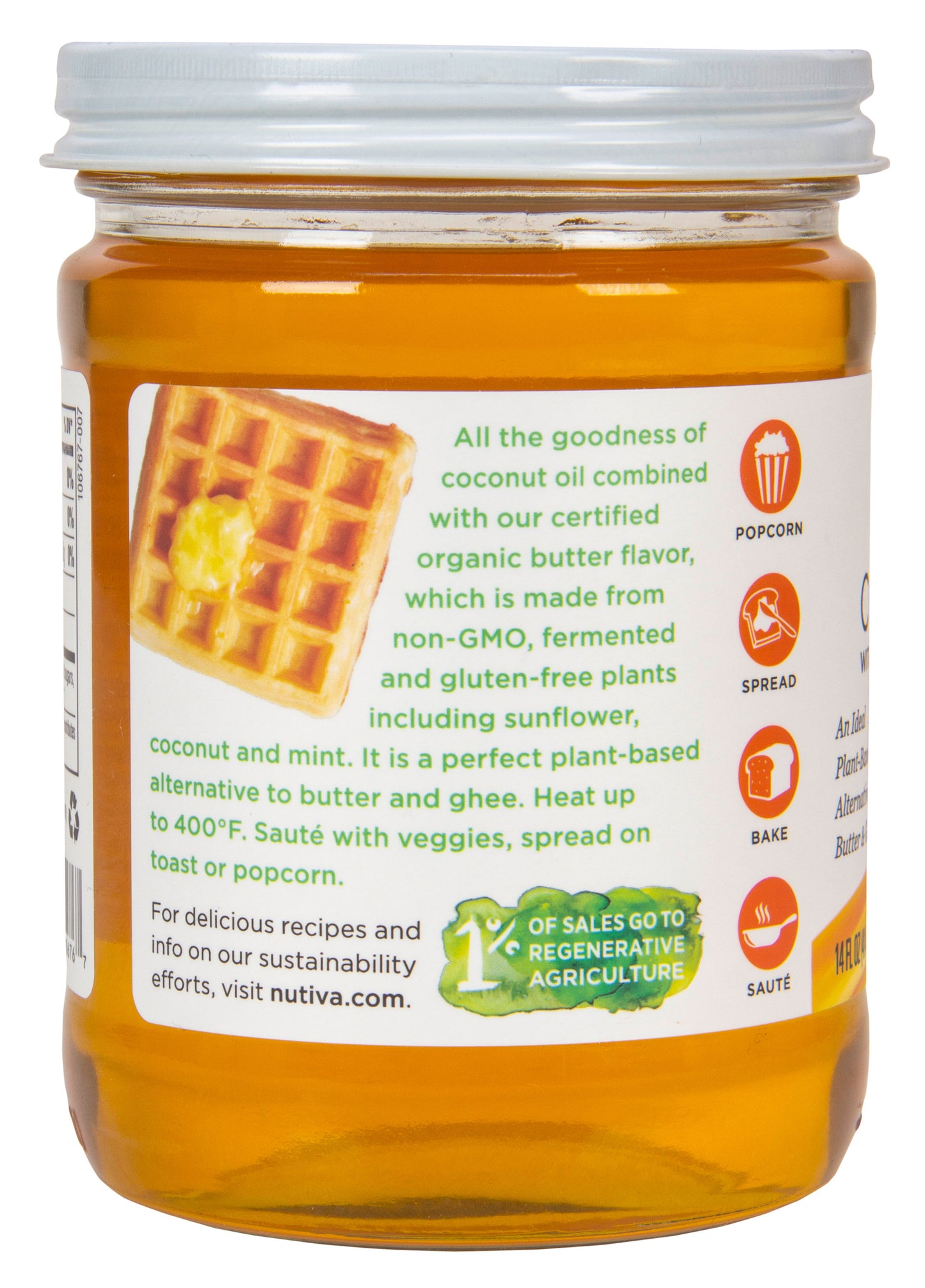 Coconut Oil, Buttery Refined, Organic