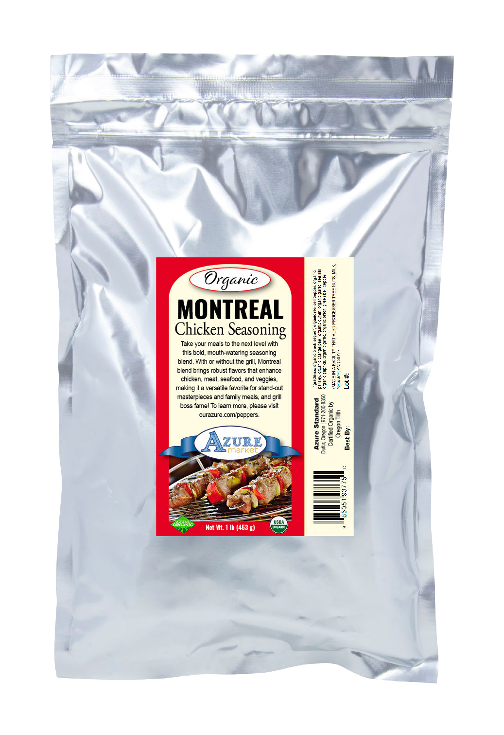 Montreal Chicken Seasoning, Organic