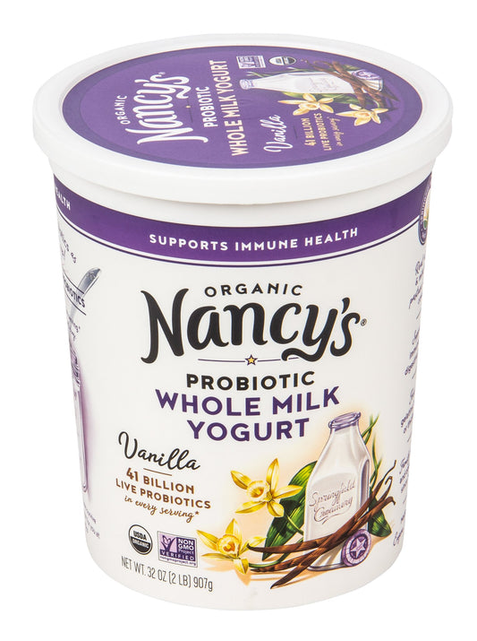 Yogurt, Whole Milk, Vanilla, Organic