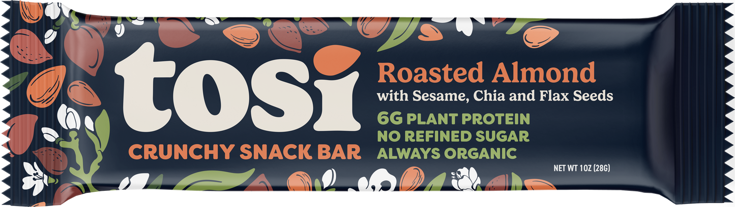 Crunchy Snack Bar, Roasted Almond, Organic