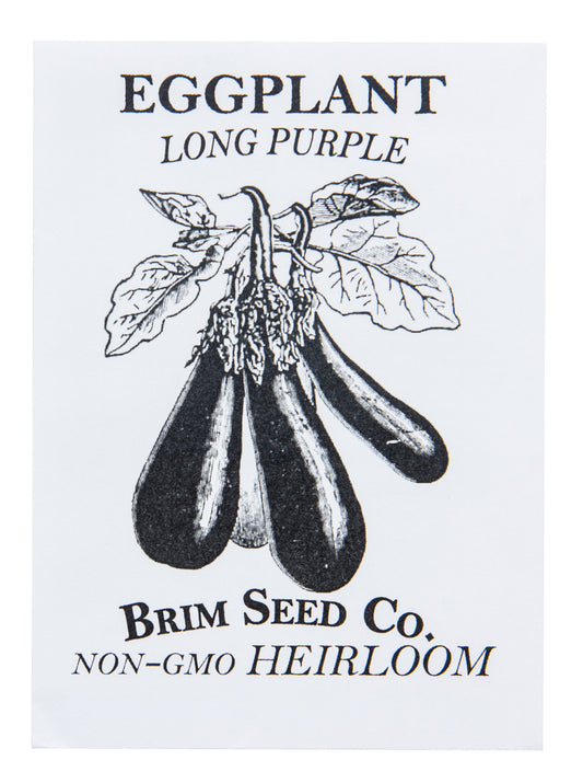 Eggplant, Long Purple Seed