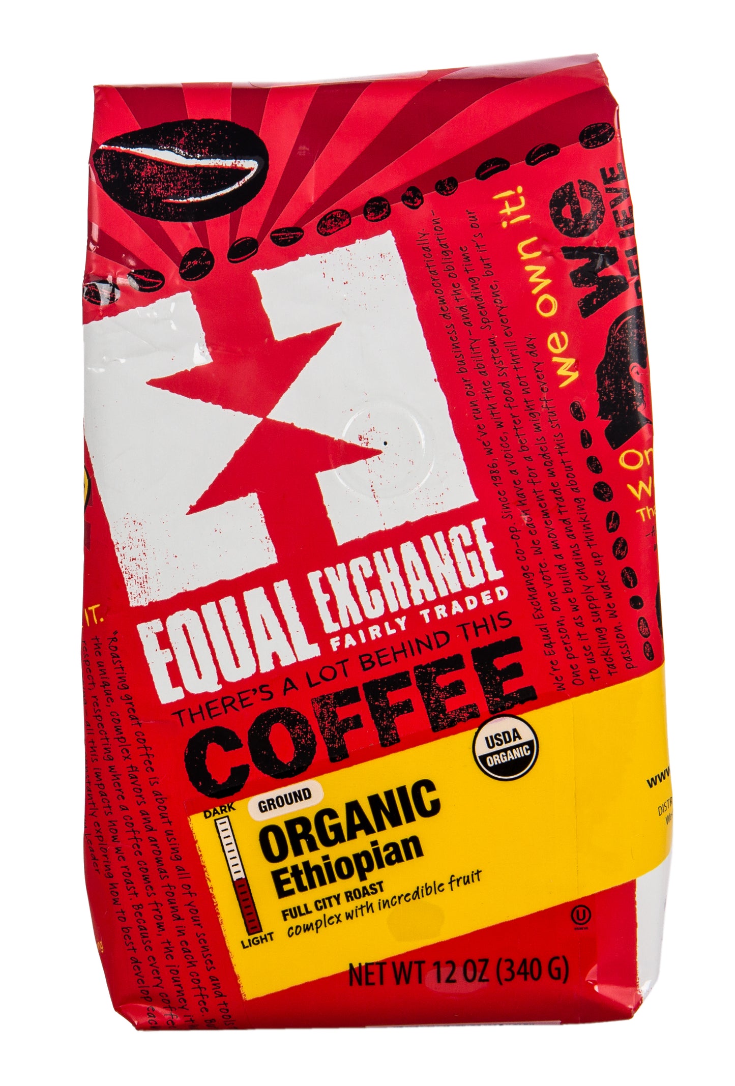 Coffee, Ground, Ethiopian, Organic