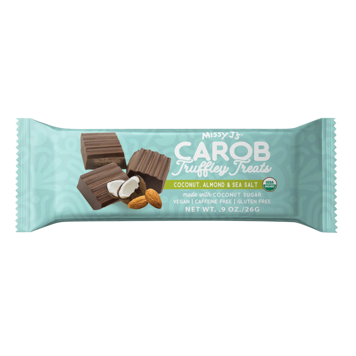 Carob Truffley Treats, Coconut Almond Sea Salt, Organic