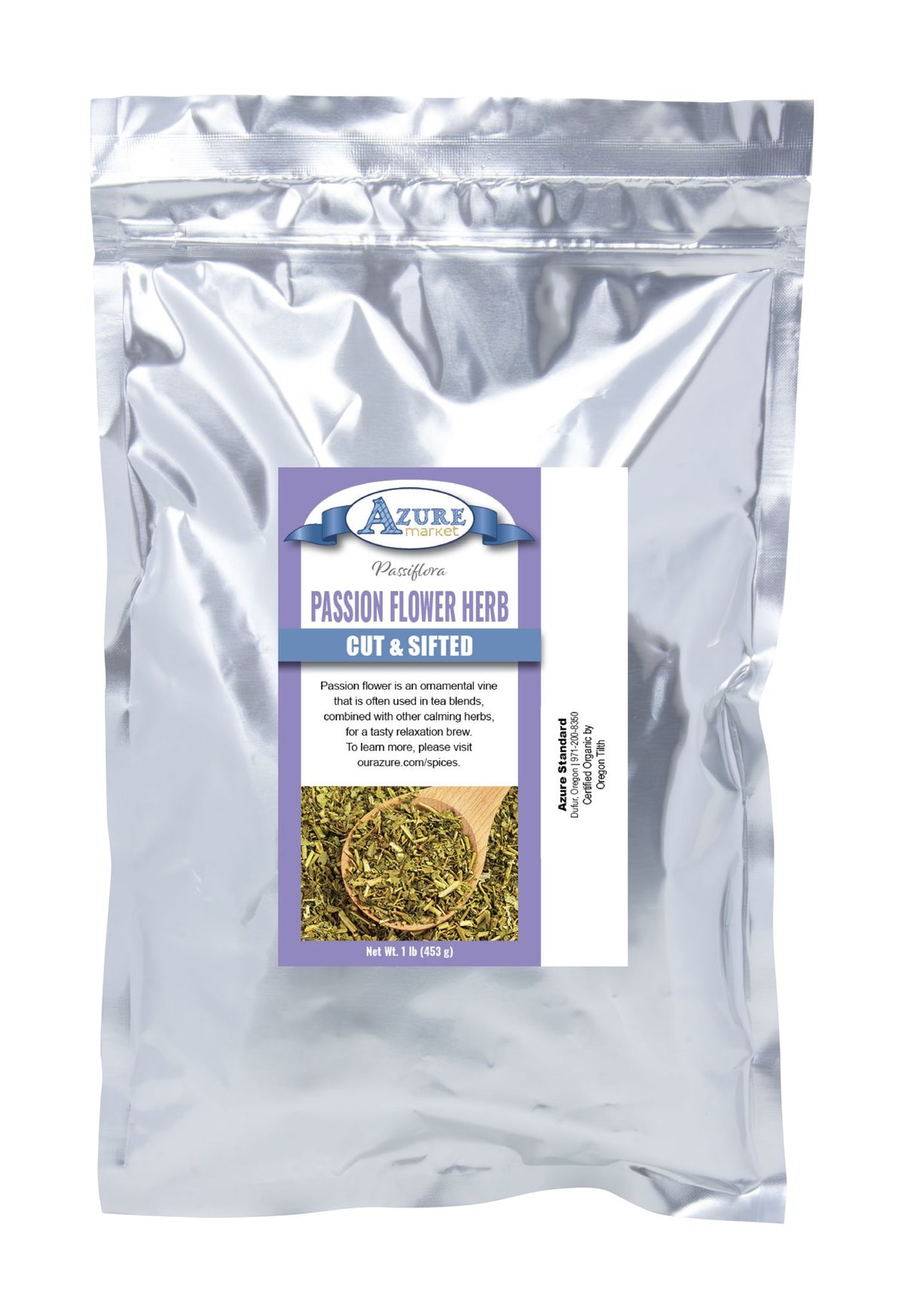 Passion Flower Herb, Cut & Sifted