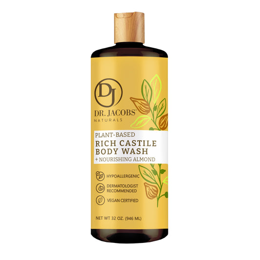 Castile Body Wash, Plant Based, Nourishing Almond