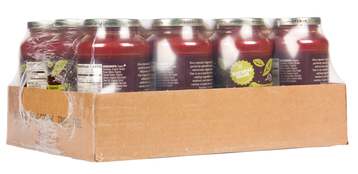 Pasta Sauce, Tomato Basil, Organic