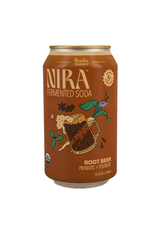 Nira Fermented Soda, Root Beer, Organic