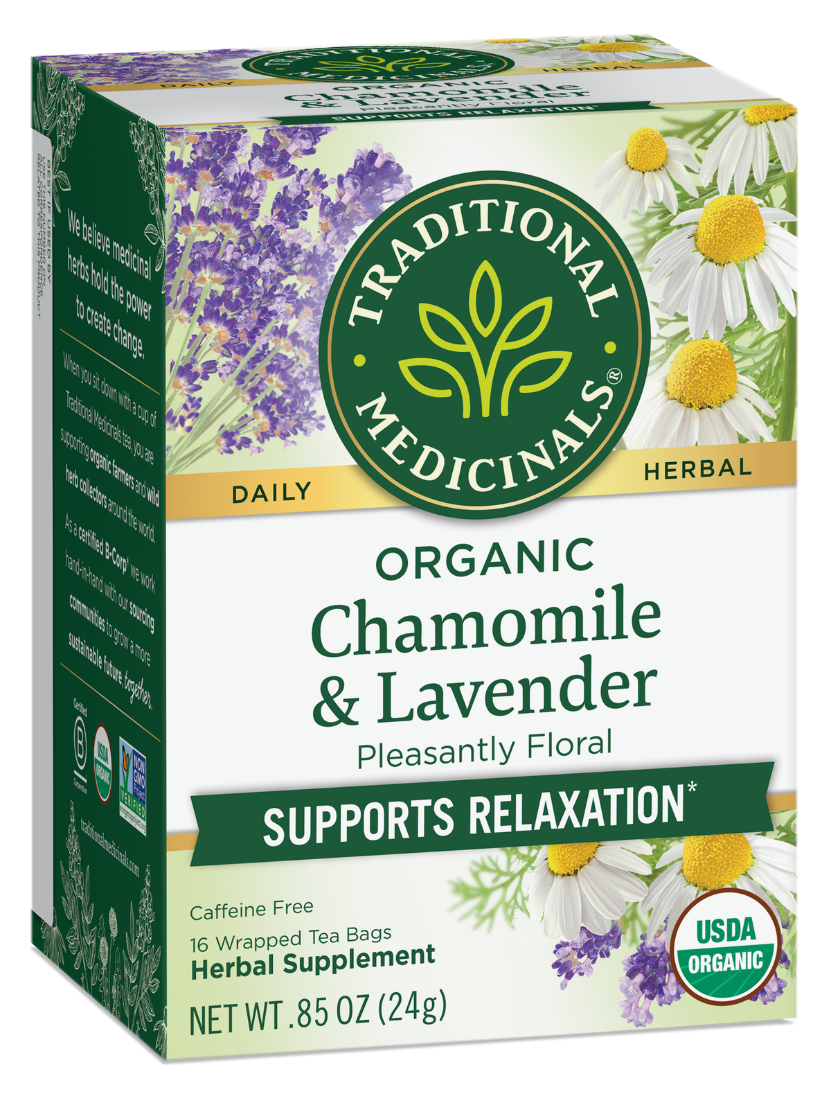 Chamomile with Lavender Tea, Organic