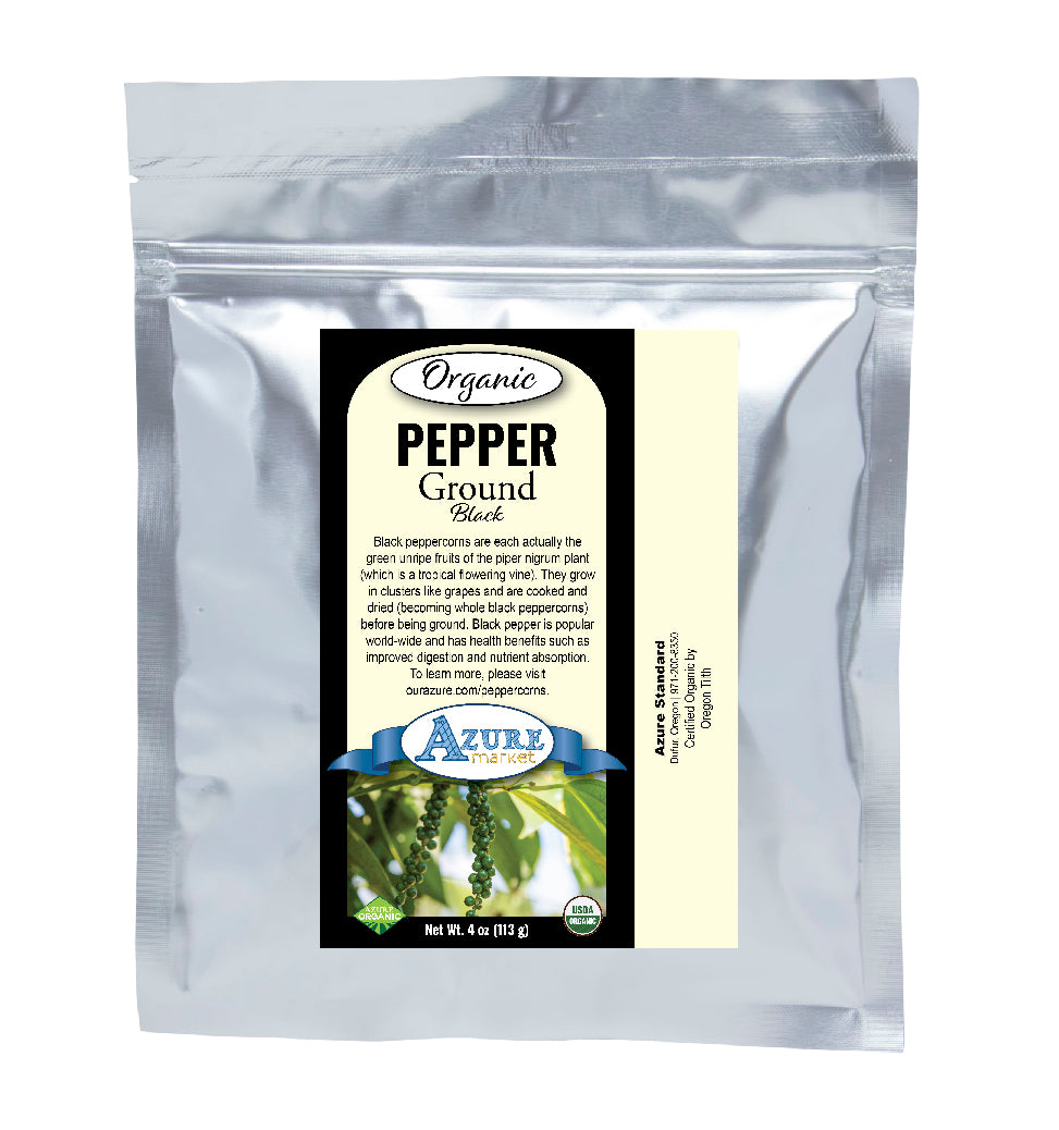 Pepper, Ground Black, Organic