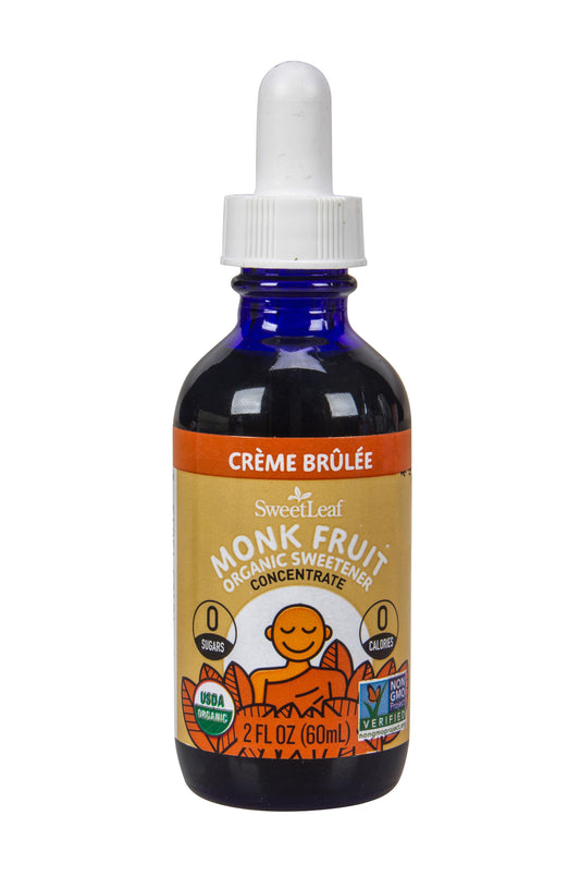 @Monk Fruit Liquid Concentrate, Creme Brulee, Organic