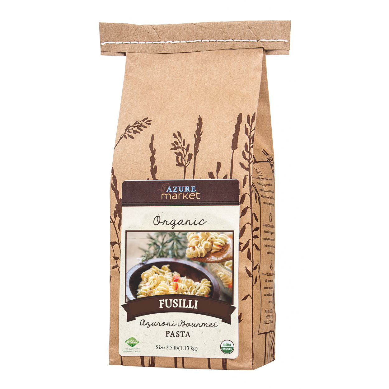 Fusilli Azuroni Gourmet Pasta, Organic