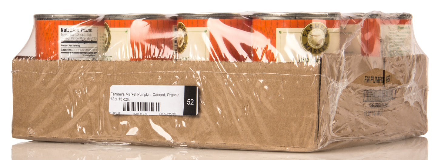 Pumpkin, Canned, Organic