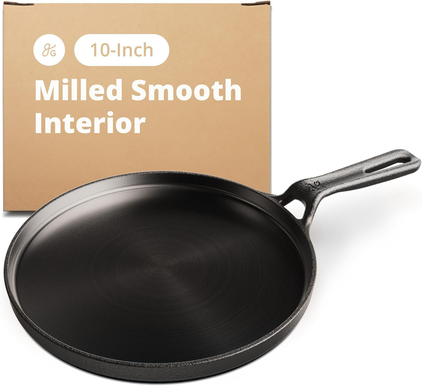 Cast Iron Griddle, 10 Inch