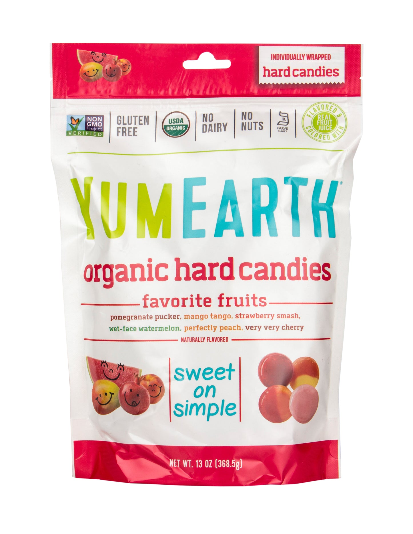 Drops, Assorted Fruit Flavors, Organic