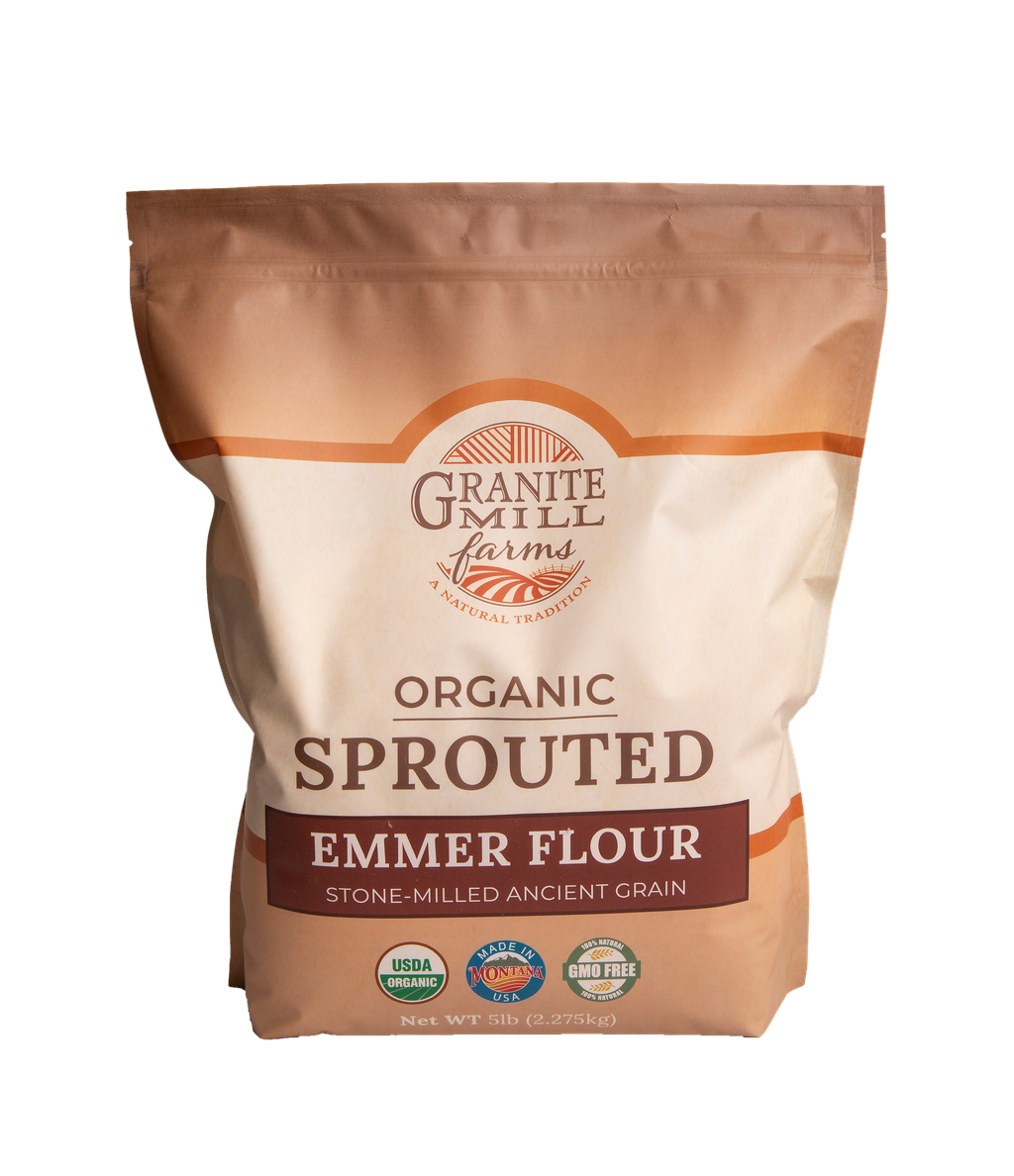 Emmer Flour, Sprouted, Organic