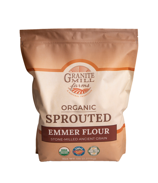 Emmer Flour, Sprouted, Organic