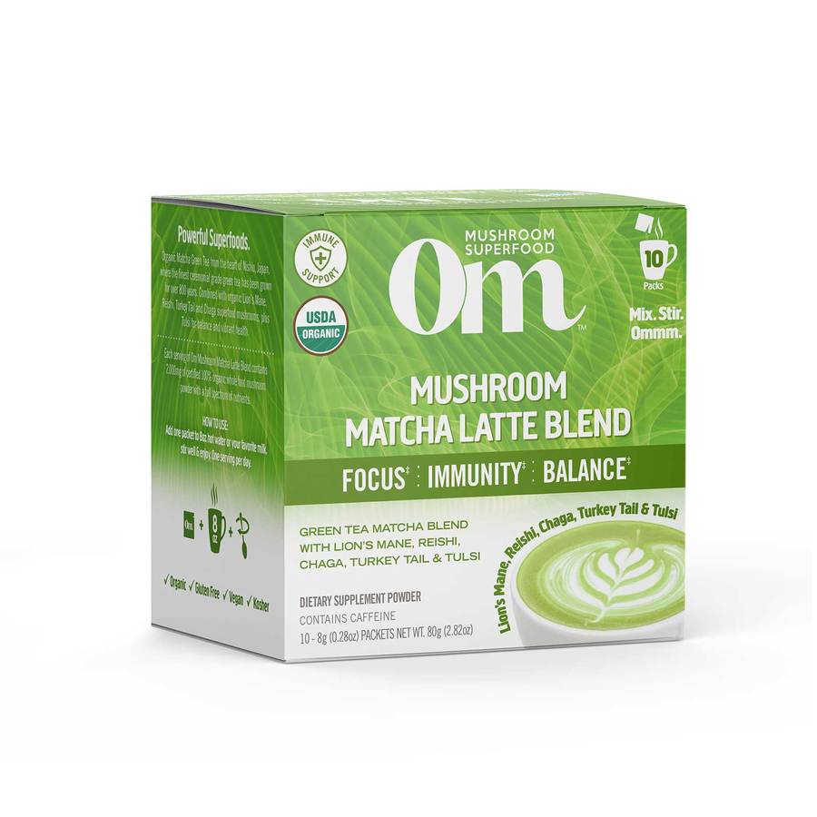Mushroom Matcha Latte Blend, Drink Mix, Organic