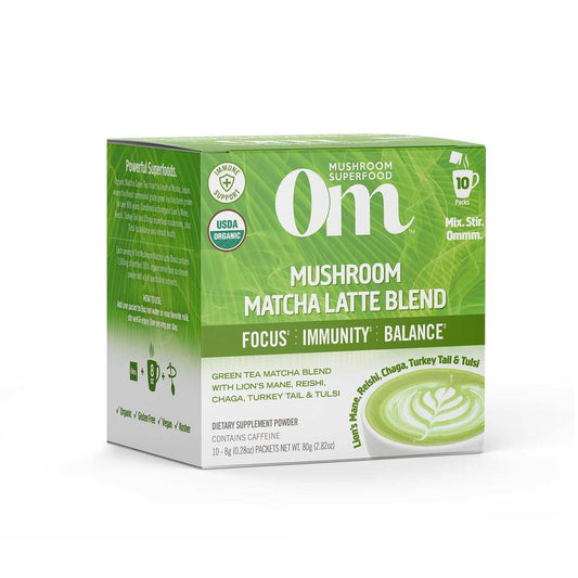 Mushroom Matcha Latte Blend, Drink Mix, Organic