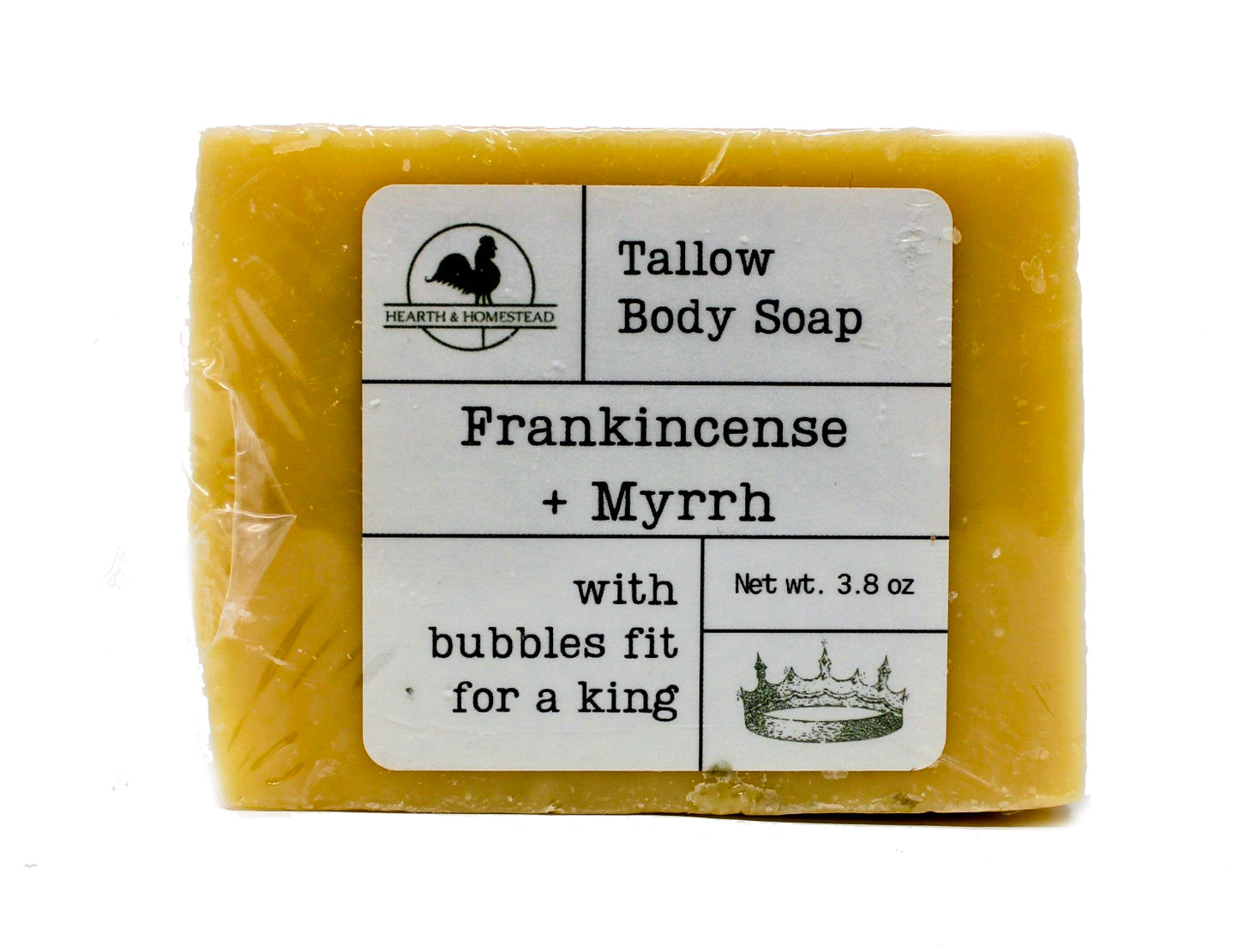 Tallow Body Soap, Frankincense and Myrrh