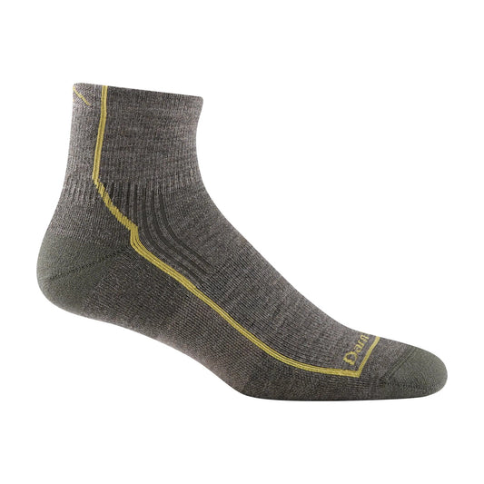 Hiker 1/4 Sock, Merino Wool, Midweight with Cushion, Taupe