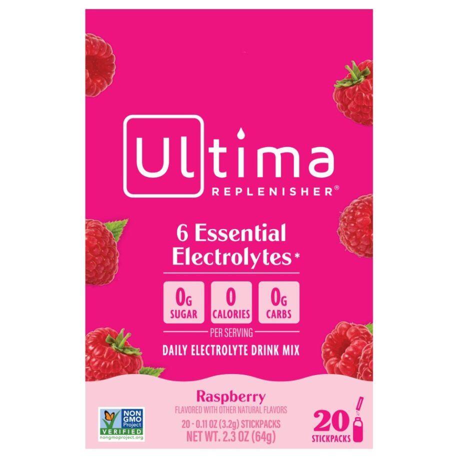 Electrolyte Hydration Powder, Raspberry, Drink Stick