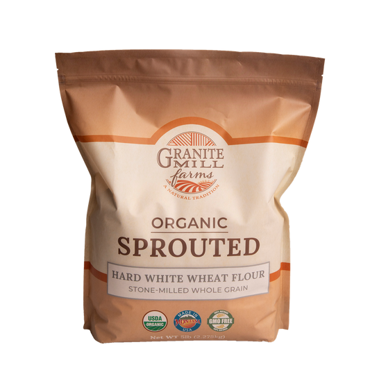 Hard White Wheat Flour, Sprouted, Organic