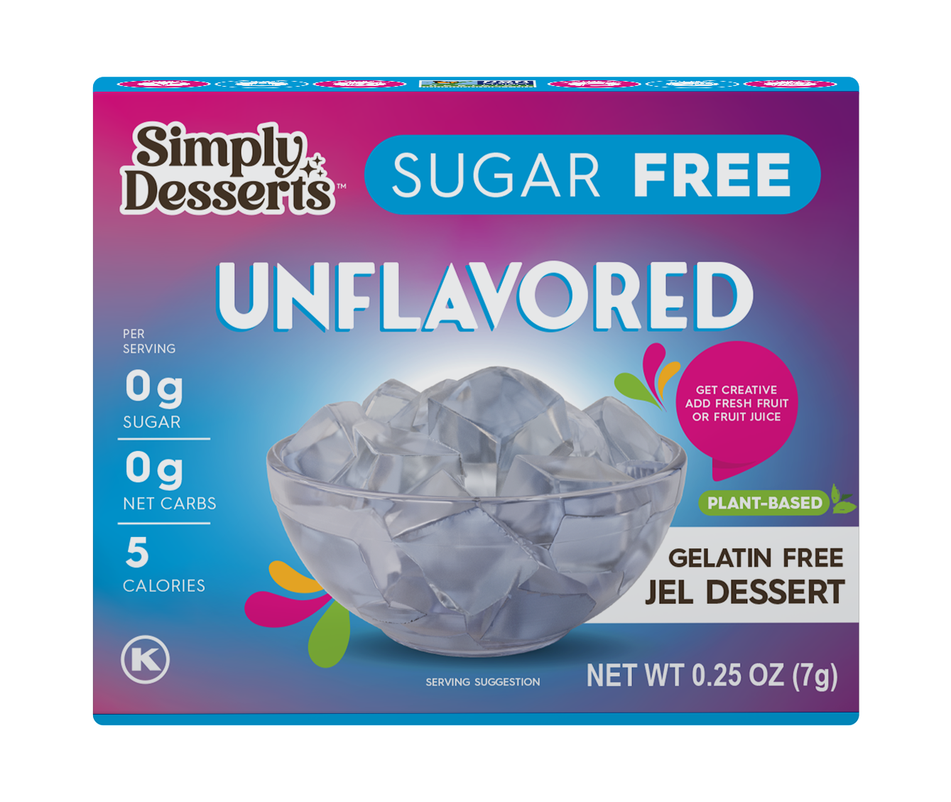 Jel Dessert, Unflavored