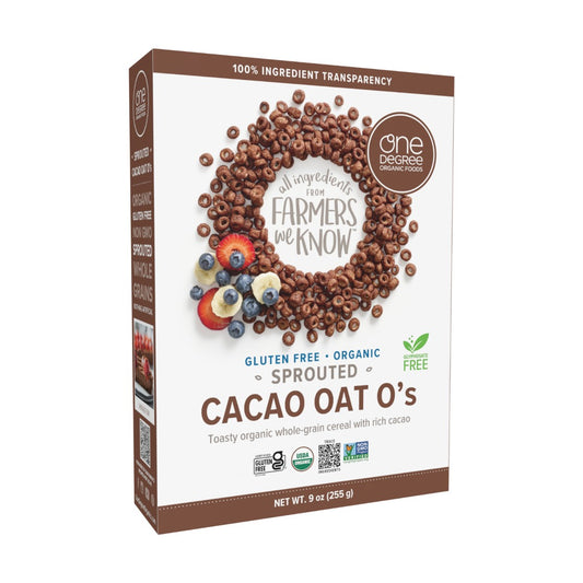 Sprouted Cereal, Cacao Oat O's, Organic